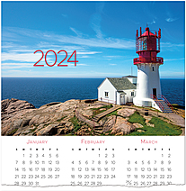 Lighthouse Calendar Card C2578U-AA